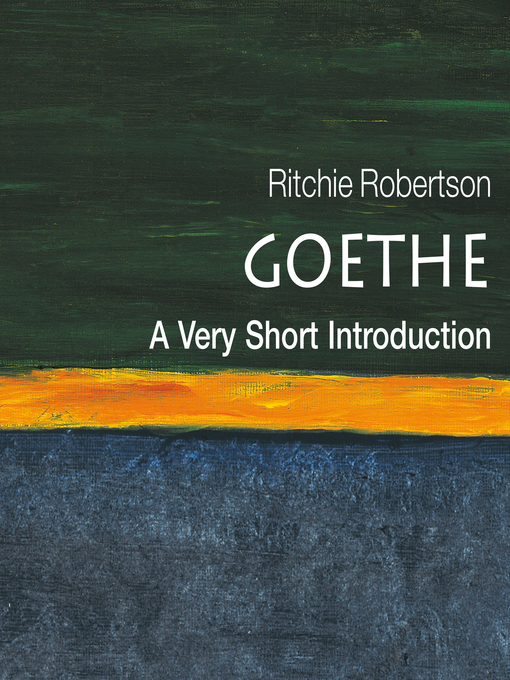 Title details for Goethe by Ritchie Robetson - Available